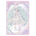 【グッズ-ポストカード】初音ミクとEko iXimaのミクストメディア展 箔押しポストカード <A>の画像