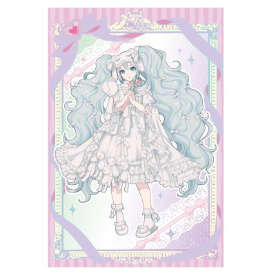 【グッズ-ポストカード】初音ミクとEko iXimaのミクストメディア展 箔押しポストカード <A>