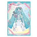 【グッズ-ポストカード】初音ミクとEko iXimaのミクストメディア展 箔押しポストカード <B>の画像