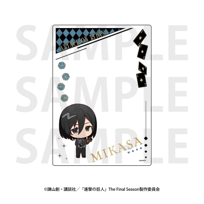 【グッズ-カードケース】TVアニメ『進撃の巨人』 カードケース カジノディーラー ミカサ・アッカーマン
