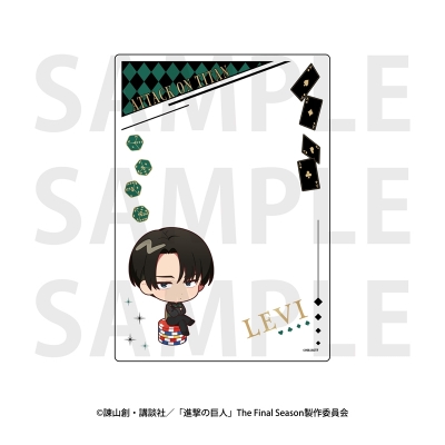 【グッズ-カードケース】TVアニメ『進撃の巨人』 カードケース カジノディーラー リヴァイ
