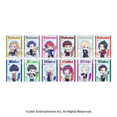 【グッズ-カード】A3! 書店コラボキャンペーン トレーディング雑誌風クリアカード秋組・冬組(全12種)