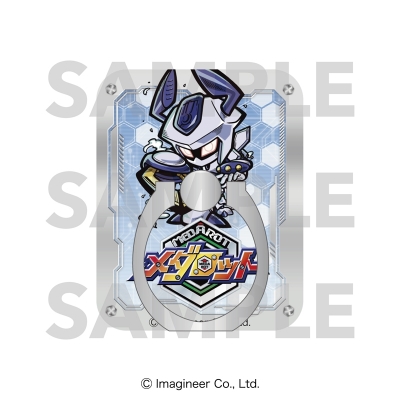 【グッズ-携帯グッズ】メダロット ミニキャラスマホリング ロクショウ