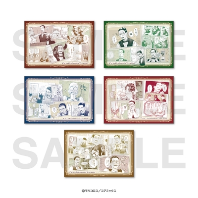 【グッズ-ポストカード】猫と紳士のティールーム ポストカードセット B