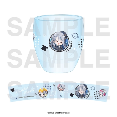 【グッズ-湯のみ】WeatherPlanet 雨海ルカ ガラスおちょこ