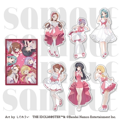 【グッズ-ステッカー】『アイドルマスター』シリーズ×しぐれうい ダイカットステッカーセット