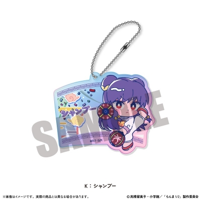 【グッズ-キーホルダー】TVアニメ「らんま1/2」 オーロラアクリルキーホルダー にゅ~とろ 第1弾 K シャンプー