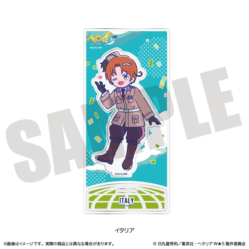 【グッズ-スタンドポップ】アニメ「ヘタリア World★Stars」 にゅ～とろ アクリルスタンド A イタリア