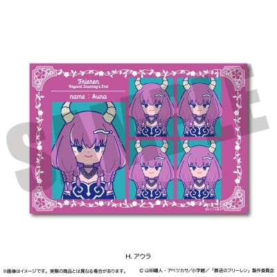 【グッズ-ステッカー】「葬送のフリーレン」にゅ~とろ アニメ「葬送のフリーレン」 証明写真風ステッカー にゅ~とろ 第1弾 H アウラ