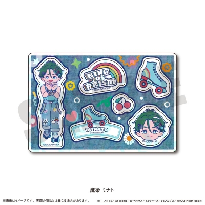 【グッズ-ステッカー】「KING OF PRISM -Your Endless Call- み~んなきらめけ!プリズム☆ツアーズ!」 ホログラムステッカーシート にゅ~とろ E 鷹梁ミナト