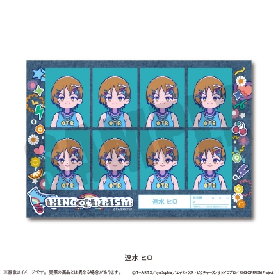 【グッズ-ステッカー】「KING OF PRISM -Your Endless Call- み~んなきらめけ!プリズム☆ツアーズ!」 証明写真風ステッカー にゅ~とろ L 速水ヒロ