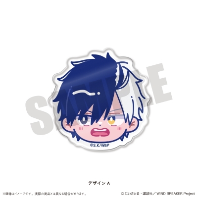【グッズ-ヘアバンド】TVアニメ「WIND BREAKER」 にゅ~とろ 第2弾 お顔クリップ A 桜遥