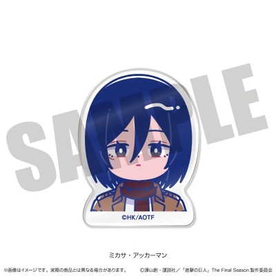 【グッズ-クリップ】TVアニメ『進撃の巨人』 にゅ~とろ お顔クリップ B ミカサ・アッカーマン