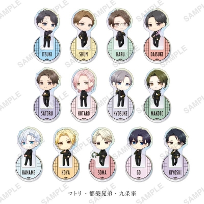 【グッズ-スタンドポップ】スタンドマイヒーローズ トレーディングオーロラアクリルスタンド「8th Anniversary mini」【マトリ・都築兄弟・九条家】