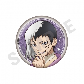 グッズ-バッチ】Dr.STONE トレーディンググリッター缶バッジ（全8種 