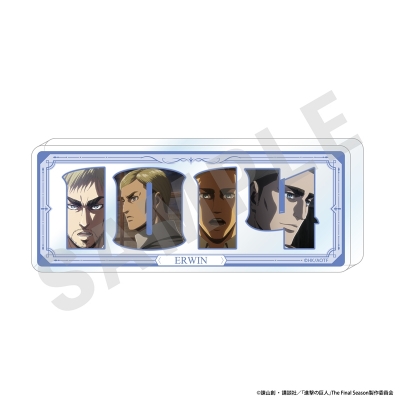 【グッズ-置きもの】TVアニメ『進撃の巨人』 ナンバーアクリルプレート(エルヴィン)