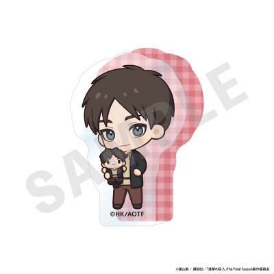 【グッズ-置きもの】TVアニメ『進撃の巨人』 ミニキャラだっこシリーズ ミニダイカットアクリルブロック(エレン)