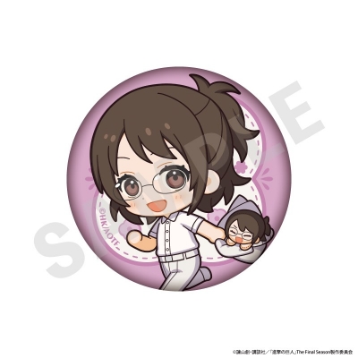 【グッズ-バッチ】TVアニメ『進撃の巨人』 ミニキャラホワイトコーデシリーズ 缶バッジ(ハンジ)