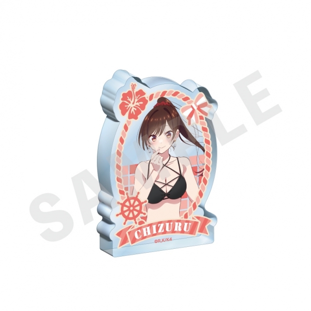 【グッズ-スタンドポップ】「彼女、お借りします」 ミニアクリルブロック リデザイン(水原千鶴)
