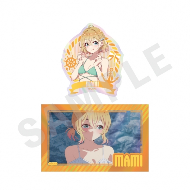 【グッズ-ステッカー】「彼女、お借りします」 オーロラステッカーセット リデザイン(七海麻美)