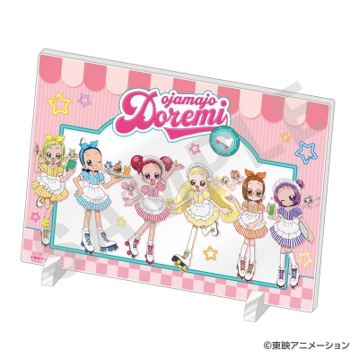 【グッズ-置きもの】「おジャ魔女どれみ」 アクリルプレート ダイナースタイルver.