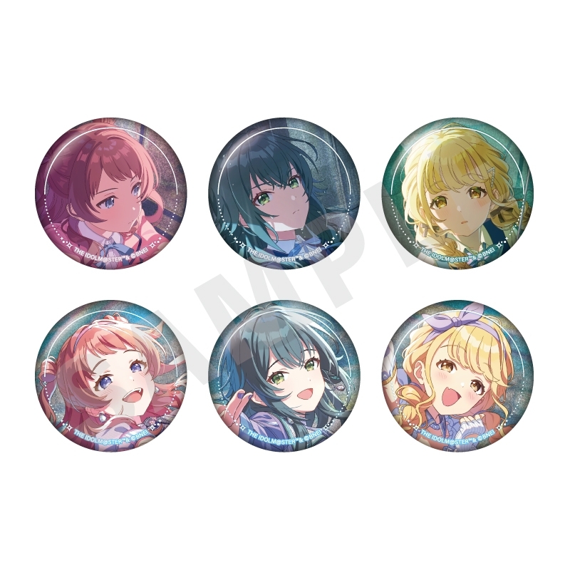 【グッズ-バッチ】学園アイドルマスター ～favorite series～ トレーディンググリッター缶バッジ 雨上がりのアイリスver.（全6種）