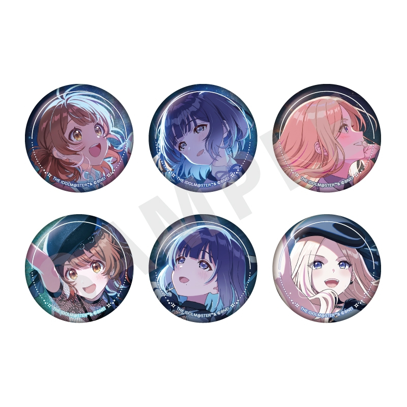 【グッズ-バッチ】学園アイドルマスター ～favorite series～ トレーディンググリッター缶バッジ Star-mine ver.（全6種）