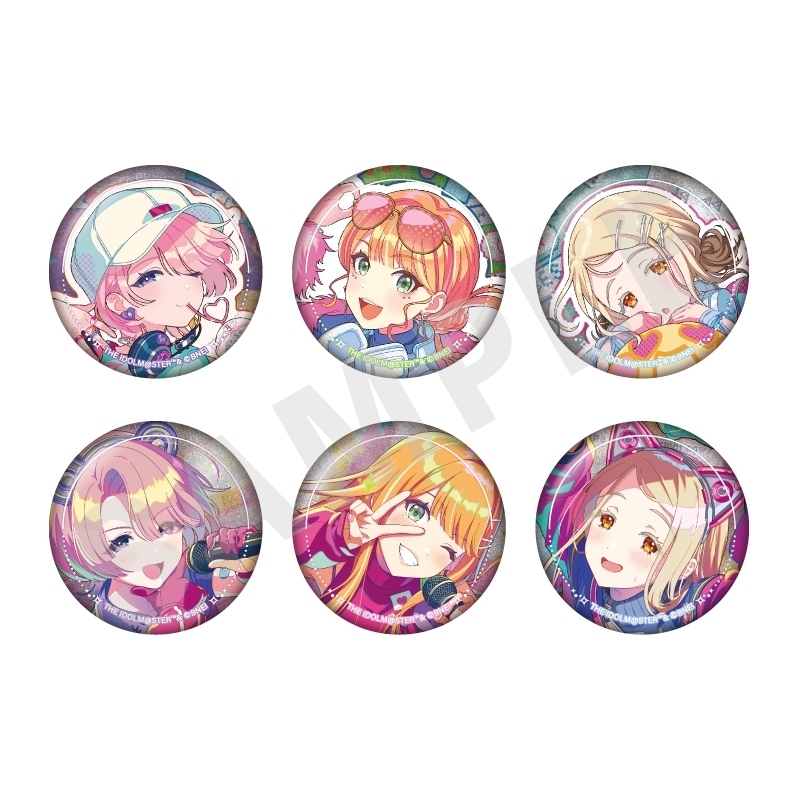 【グッズ-バッチ】学園アイドルマスター ～favorite series～ トレーディンググリッター缶バッジ ミラクルナナウ(゜∀゜)！ver.（全6種）