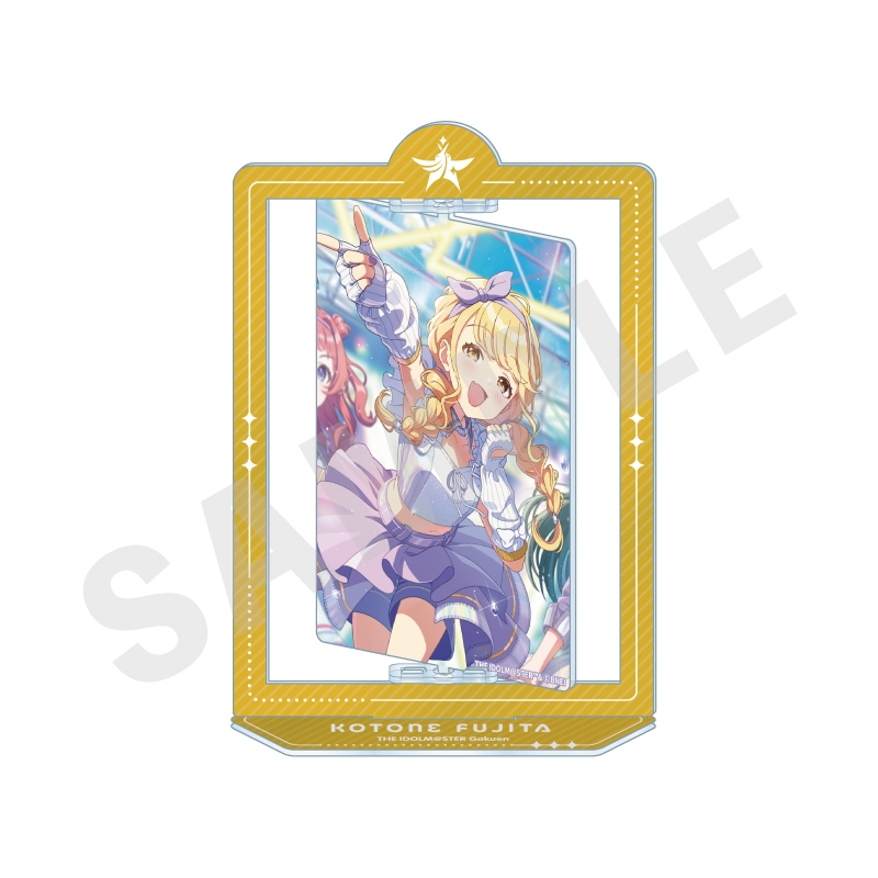 【グッズ-スタンドポップ】学園アイドルマスター ～favorite series～ くるくるアクリルスタンド 雨上がりのアイリスver.（藤田 ことね）