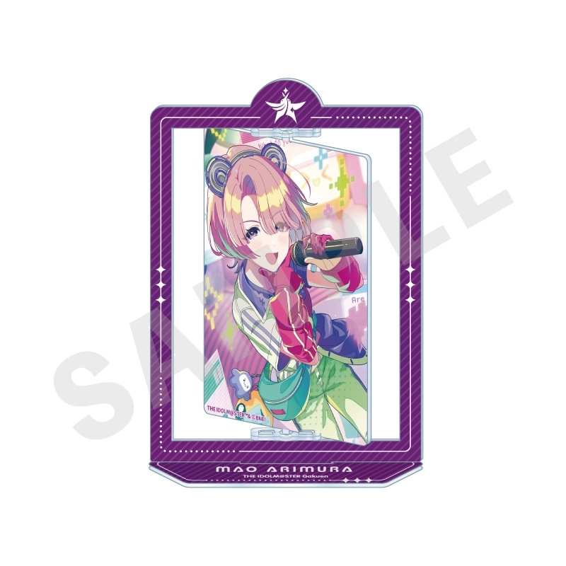 【グッズ-スタンドポップ】学園アイドルマスター ～favorite series～ くるくるアクリルスタンド ミラクルナナウ(゜∀゜)！ver.（有村 麻央）