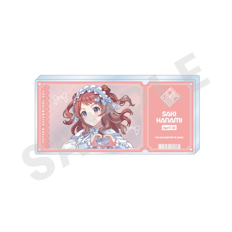 【グッズ-置きもの】学園アイドルマスター チケット風アクリルブロック（花海 咲季）