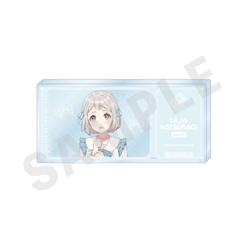 【グッズ-置きもの】学園アイドルマスター チケット風アクリルブロック（葛城 リーリヤ）
