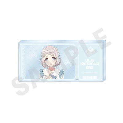 【グッズ-置きもの】学園アイドルマスター チケット風アクリルブロック(葛城 リーリヤ)