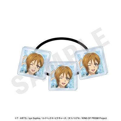 【グッズ-ヘアバンド】KING OF PRISM-Your Endless Call-み~んなきらめけ!プリズム☆ツアーズ トリプルヘアゴム(速水ヒロ)