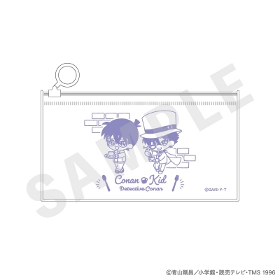 【グッズ-食品】名探偵コナン クリアポーチ付き紅茶セット(コナン・キッド)