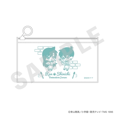 【グッズ-食品】名探偵コナン クリアポーチ付き紅茶セット(新一・蘭)