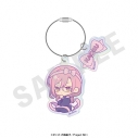 【グッズ-キーホルダー】オリジナルTVアニメ「SK∞ エスケーエイト」 ミニキャラリボンシリーズ オーロラアクリルキーホルダー(薫)の画像