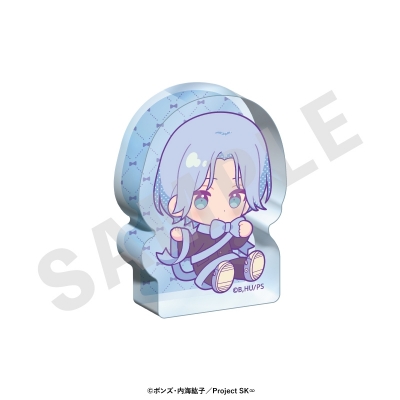 【グッズ-置きもの】オリジナルTVアニメ「SK∞ エスケーエイト」 ミニキャラリボンシリーズ ミニアクリルブロック(ランガ)