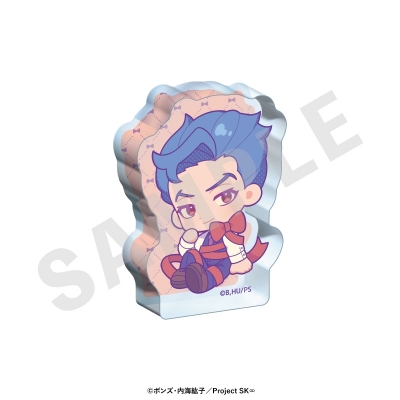 【グッズ-置きもの】オリジナルTVアニメ「SK∞ エスケーエイト」 ミニキャラリボンシリーズ ミニアクリルブロック(愛之介)