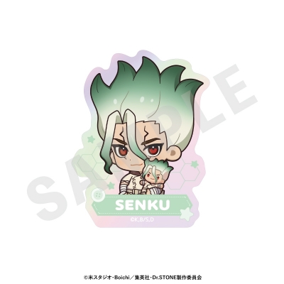 【グッズ-ステッカー】Dr.STONE だっこシリーズ オーロラステッカー(石神千空)