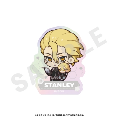 【グッズ-ステッカー】Dr.STONE だっこシリーズ オーロラステッカー(スタンリー・スナイダー)