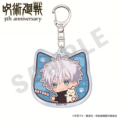 【グッズ-キーホルダー】アニメ『呪術廻戦』 だっこシリーズ アクリルキーホルダー ミニキャラver.(五条悟)
