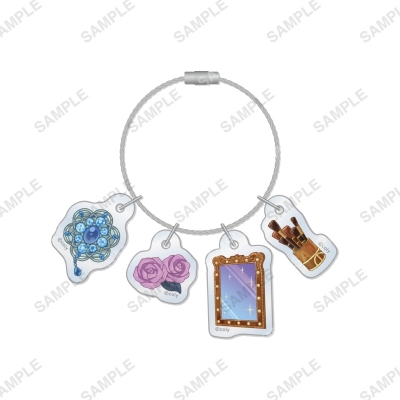 【グッズ-キーホルダー】魔法使いの約束 エフェクト4連アクリルキーホルダー ヒースクリフ・クロエ