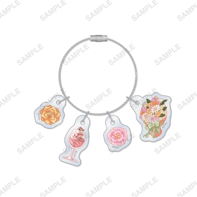 【グッズ-キーホルダー】魔法使いの約束 エフェクト4連アクリルキーホルダー ファウスト・ルチル