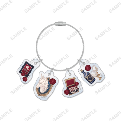 【グッズ-キーホルダー】魔法使いの約束 エフェクト4連アクリルキーホルダー オズ・ネロ