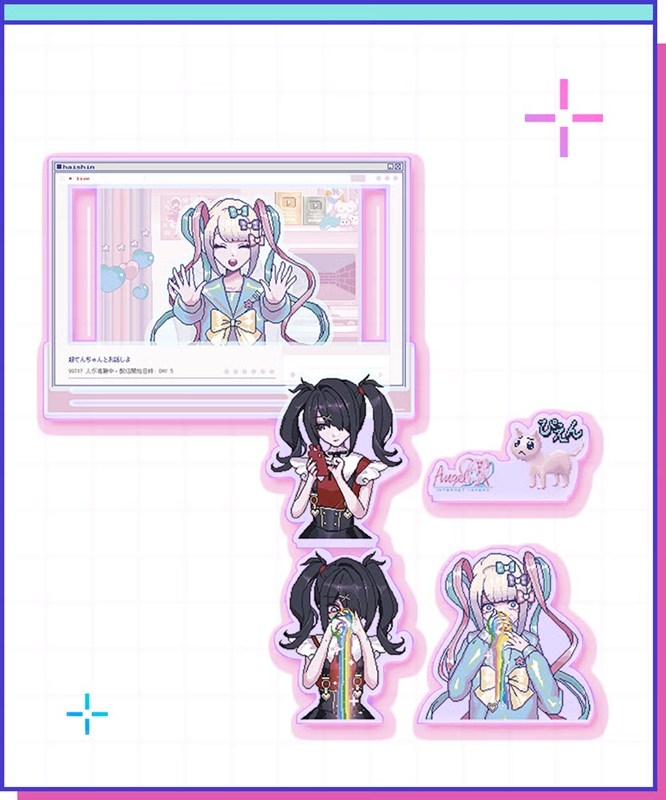 【グッズ-スタンドポップ】NEEDY GIRL OVERDOSE 並べて遊んで配信画面風ジオラマアクスタ