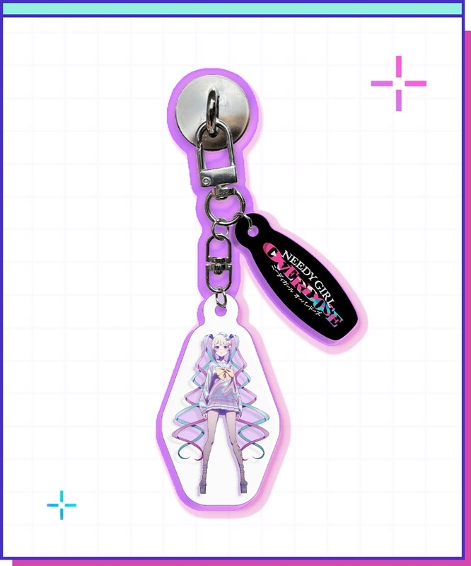 【グッズ-キーホルダー】NEEDY GIRL OVERDOSE アニメキービジュアル第1弾キーリングアクキー
