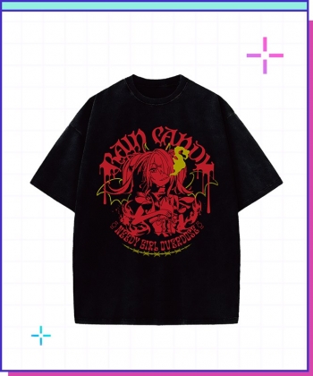 グッズ-Tシャツ】NEEDY GIRL OVERDOSE あめちゃんスモークT Ver.RED 