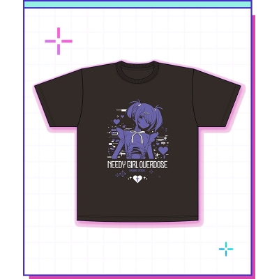 【グッズ-Tシャツ】NEEDY GIRL OVERDOSE Tシャツ/あめちゃん(バイオレット&ホワイト)