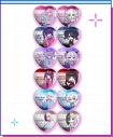 【グッズ-バッチ】NEEDY GIRL OVERDOSE トレーディングホログラム缶バッジ(平成女児ver.)の画像